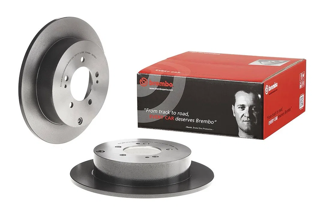 08A75511C02 – BREMBO Brake Rotor, Solid One Piece Design Wheel Bolt Pattern 5 x 114.3 Millimeter 302 Millimeter Diame...